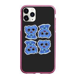 Чехол iPhone 11 Pro матовый POPPY PLAYTIME HAGGY WAGGY ПОППИ ПЛЕЙТАЙМ 4 ХАГГИ, цвет: 3D-малиновый