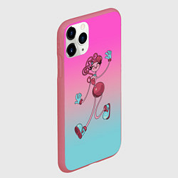 Чехол iPhone 11 Pro матовый Мама длинные ноги: Poppy Playtime, цвет: 3D-малиновый — фото 2
