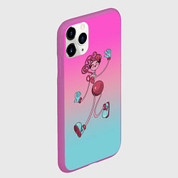 Чехол iPhone 11 Pro матовый Мама длинные ноги: Poppy Playtime, цвет: 3D-фиолетовый — фото 2