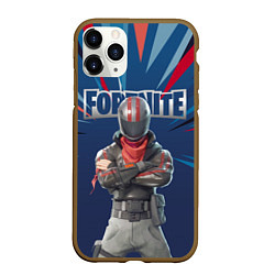 Чехол iPhone 11 Pro матовый Fortnite Герой асфальта Burnout Video game, цвет: 3D-коричневый