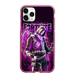 Чехол iPhone 11 Pro матовый Fortnite Blacklight Крылатый персонаж видеоигры