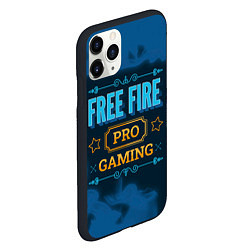 Чехол iPhone 11 Pro матовый Игра Free Fire: PRO Gaming, цвет: 3D-черный — фото 2