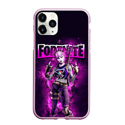 Чехол iPhone 11 Pro матовый Fortnite Dark Power Chord Video game