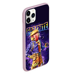 Чехол iPhone 11 Pro матовый Fortnite Durrrburger Skin, цвет: 3D-розовый — фото 2