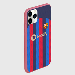 Чехол iPhone 11 Pro матовый Барселона 22-23, цвет: 3D-малиновый — фото 2