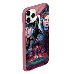 Чехол iPhone 11 Pro матовый Stranger Things 4 Векна и Все, цвет: 3D-малиновый — фото 2