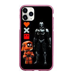 Чехол iPhone 11 Pro матовый Любовь Смерть и Роботы Love Death and Robots