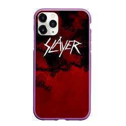 Чехол iPhone 11 Pro матовый World Painted Blood - Slayer