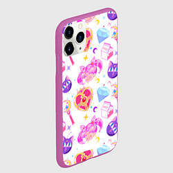 Чехол iPhone 11 Pro матовый Сейлор Мун Sailor Moon, цвет: 3D-фиолетовый — фото 2