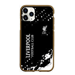 Чехол iPhone 11 Pro матовый Ливерпуль фс, цвет: 3D-коричневый