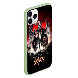 Чехол iPhone 11 Pro матовый Slayer: The Repentless Killogy, цвет: 3D-салатовый — фото 2