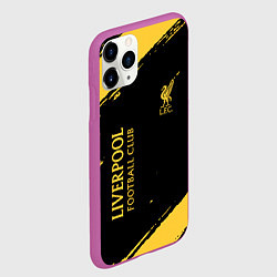 Чехол iPhone 11 Pro матовый Liverpool fc ливерпуль фс, цвет: 3D-фиолетовый — фото 2