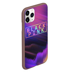 Чехол iPhone 11 Pro матовый BLACKPINK COLORS, цвет: 3D-коричневый — фото 2