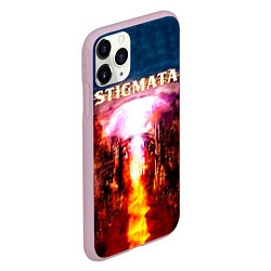 Чехол iPhone 11 Pro матовый Stigmata альбом, цвет: 3D-розовый — фото 2