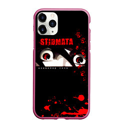 Чехол iPhone 11 Pro матовый Конвейер снов - Stigmata, цвет: 3D-малиновый