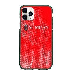 Чехол iPhone 11 Pro матовый Ac milan абстракция