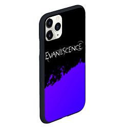 Чехол iPhone 11 Pro матовый Evanescence Purple Grunge, цвет: 3D-черный — фото 2