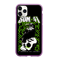 Чехол iPhone 11 Pro матовый A Murder of Crows - Sum 41