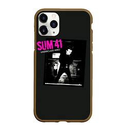 Чехол iPhone 11 Pro матовый Underclass Hero - Sum 41, цвет: 3D-коричневый