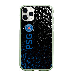 Чехол iPhone 11 Pro матовый Psg брызги красок