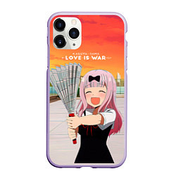 Чехол iPhone 11 Pro матовый Love is war Госпожа Кагуя