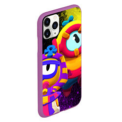 Чехол iPhone 11 Pro матовый Otis Pharaotis, цвет: 3D-фиолетовый — фото 2