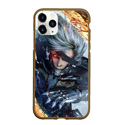 Чехол iPhone 11 Pro матовый Metal Gear Rising: Revengeance, цвет: 3D-коричневый