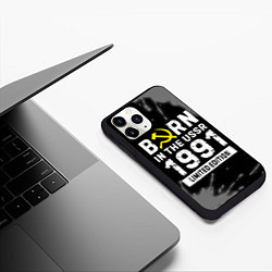 Чехол iPhone 11 Pro матовый Born In The USSR 1991 year Limited Edition, цвет: 3D-черный — фото 2