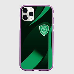 Чехол iPhone 11 Pro матовый Футбольный клуб АХМАТ ЧЕЧНЯ