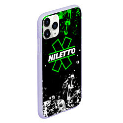 Чехол iPhone 11 Pro матовый Нилето niletto текстура воды, цвет: 3D-светло-сиреневый — фото 2