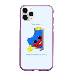 Чехол iPhone 11 Pro матовый POPPY PLAYTIME HAGGY WAGGY that friend