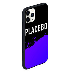 Чехол iPhone 11 Pro матовый Placebo Purple Grunge, цвет: 3D-черный — фото 2