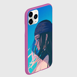 Чехол iPhone 11 Pro матовый Красотка Аспира Golden Kamuy, цвет: 3D-фиолетовый — фото 2