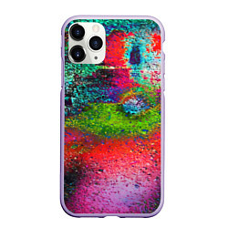 Чехол iPhone 11 Pro матовый Pointillism Art Fashion trend