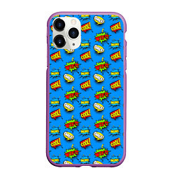 Чехол iPhone 11 Pro матовый POP ART - стикербомбинг