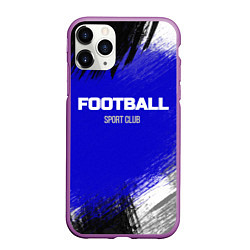 Чехол iPhone 11 Pro матовый Sports club FOOTBALL, цвет: 3D-фиолетовый