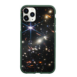Чехол iPhone 11 Pro матовый NASA: Скопление Галактик