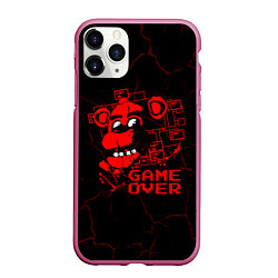 Чехол iPhone 11 Pro матовый Пять ночей с фредди - game over