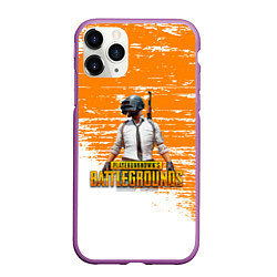 Чехол iPhone 11 Pro матовый Playerunknown battlegrounds краска