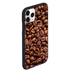 Чехол iPhone 11 Pro матовый Зерна жареного кофе, цвет: 3D-черный — фото 2