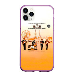 Чехол iPhone 11 Pro матовый The Beatles Blackpool And Paris 1964-65