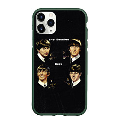 Чехол iPhone 11 Pro матовый The Beatles Boys
