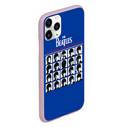 Чехол iPhone 11 Pro матовый The Beatles - A Hard Days Night, цвет: 3D-розовый — фото 2
