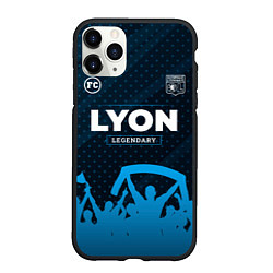 Чехол iPhone 11 Pro матовый Lyon Legendary Форма фанатов, цвет: 3D-черный