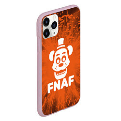 Чехол iPhone 11 Pro матовый Five Nights At Freddys - вспышка молнии, цвет: 3D-розовый — фото 2