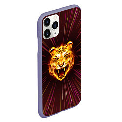 Чехол iPhone 11 Pro матовый Stay Wild! Tiger, цвет: 3D-серый — фото 2