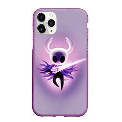 Чехол iPhone 11 Pro матовый Hollow Knight рыцарь неон