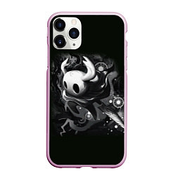 Чехол iPhone 11 Pro матовый Hollow Knight рисунок, цвет: 3D-розовый