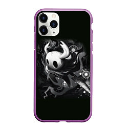 Чехол iPhone 11 Pro матовый Hollow Knight рисунок, цвет: 3D-фиолетовый