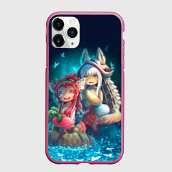 Чехол iPhone 11 Pro матовый Наначи и Митти из аниме Сделано в бездне